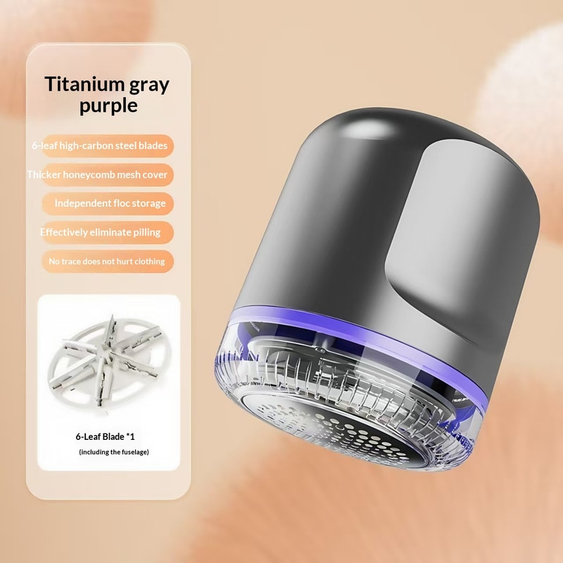 Aparat indepartat scame, lama rotativa, reincarcare USB, 165g