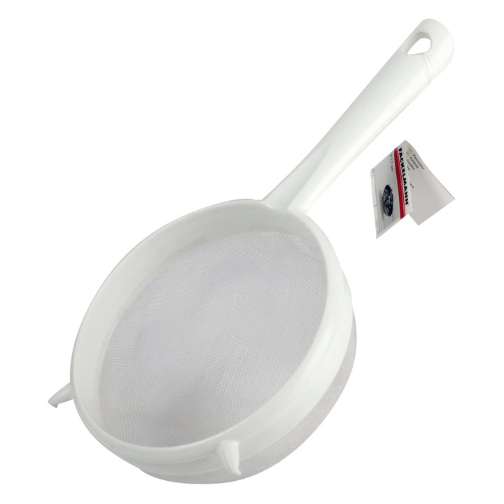 Sită de bucătărie Fackelmann Arcadalina, 17cm, plastic, alb
