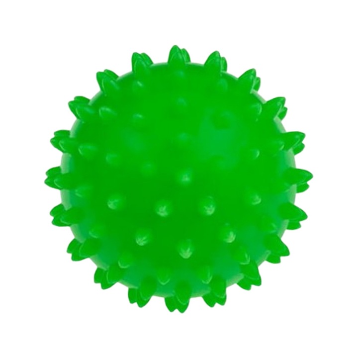 Jucarie antistres minge, din cauciuc moale, 9 cm, 6 luni+ Tullo MT2811, Verde