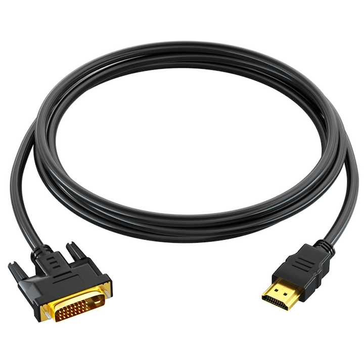 Adaptor HDMI-DVI SuooTci bidirectional negru 3m