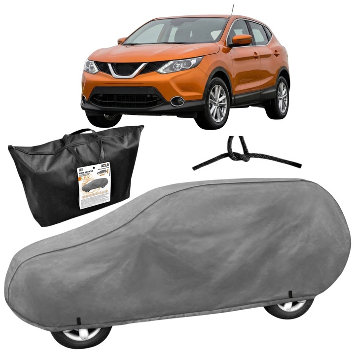 Husa auto protectie exterioara pentru NISSAN Azilo Pro Armor SUV L, Impermeabil, gros, cu 4 straturi, Lungime: 430–460 cm Inaltime: 146–156 cm