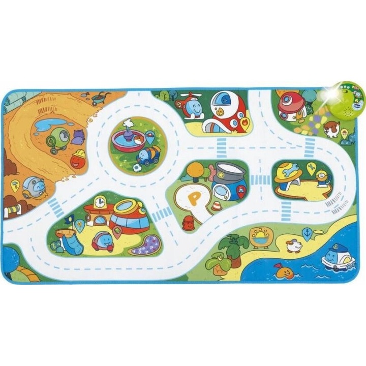 Covor copii electronic, Chicco, Multicolor, 110x60cm