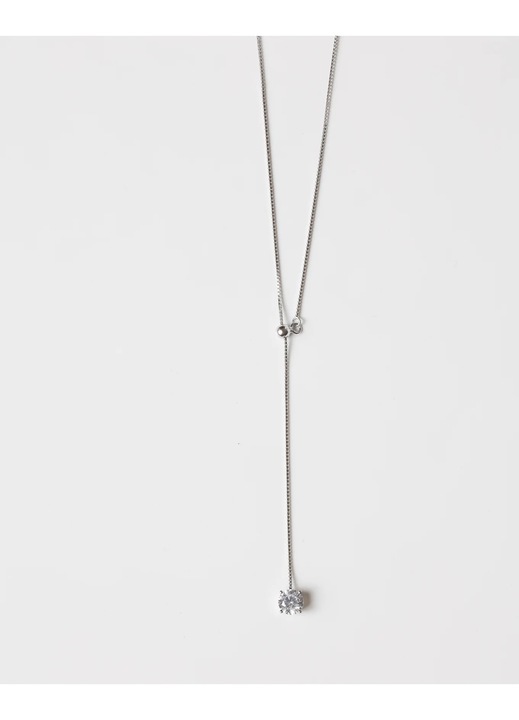 Colier Zenso Floating Echo Moissanit