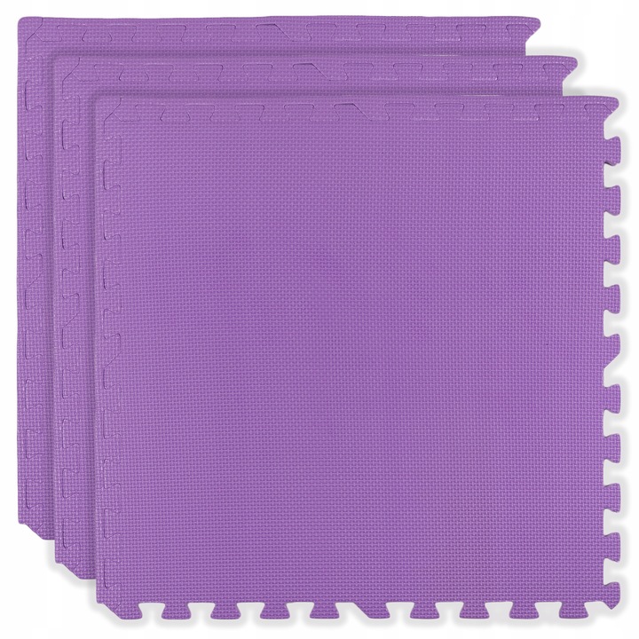 Saltea Puzzle Spuma Humbi 180x60cm, 3 Piese Mari, Mov