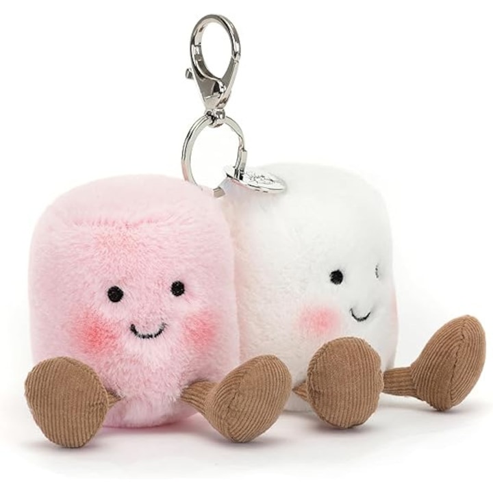 Jucarie de plus Jellycat Marshmallow, 95% poliester, 5% elastan, potrivita de la nastere