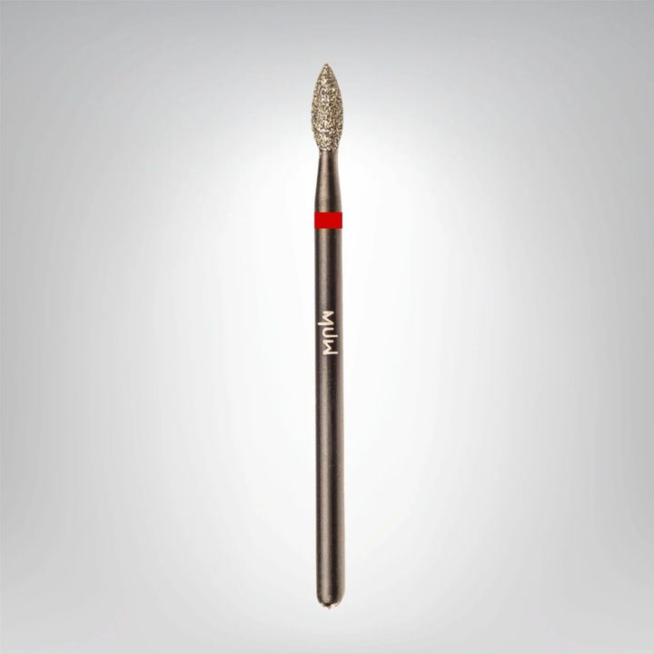 Capat freza (BIT) Conic diamantat - Rosu - MUW BLACK EDITION