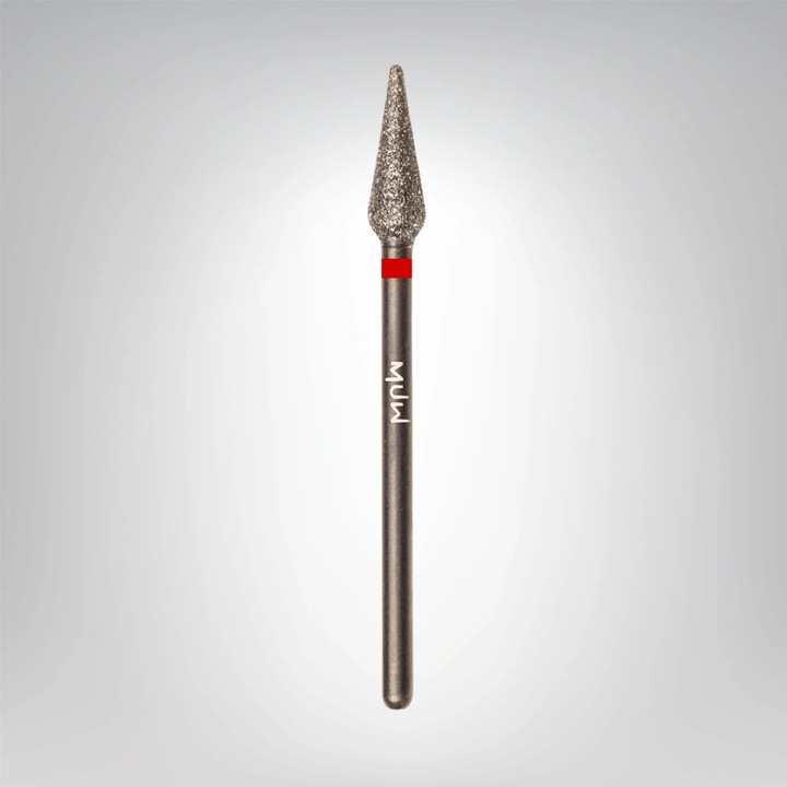 Capat freza (BIT) Con Diamantat - Rosu - MUW BLACK EDITION