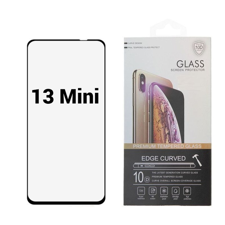Folie Protectie Ecran 10D pentru Iphone 13 Mini