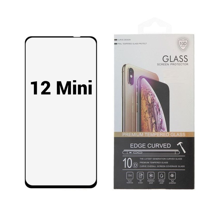 Folie Protectie Ecran 10D pentru Iphone 12 Mini