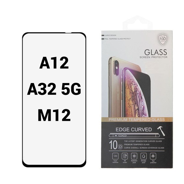 Folie Protectie Ecran 10D pentru Samsung A12 / A32 5G / M12