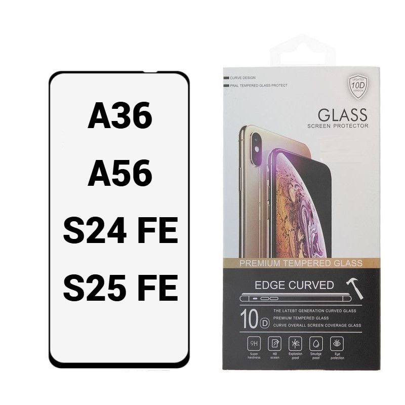 Folie Protectie Ecran 10D pentru Samsung A36 / A56 / S24 FE / S25 FE