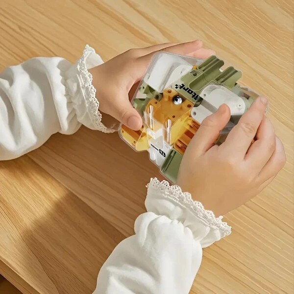 Cub 3D Labirint Puzzle, jucarie educativa, dezvoltare cognitiva