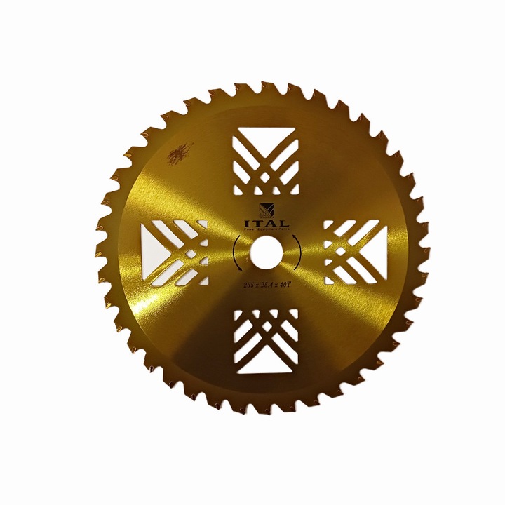 Disc (cutit) motocoasa VIDIA ITAL, arbusti, 255mm, 40dinti