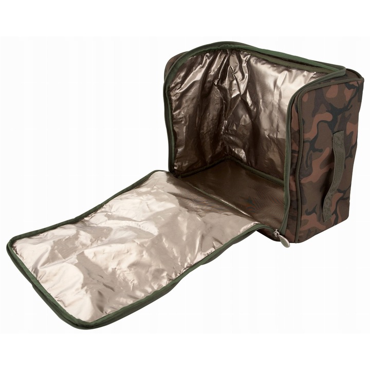 Geantă termică FOX Camo Lite Large, poliester 500D, izolare termică, 40x30x20cm