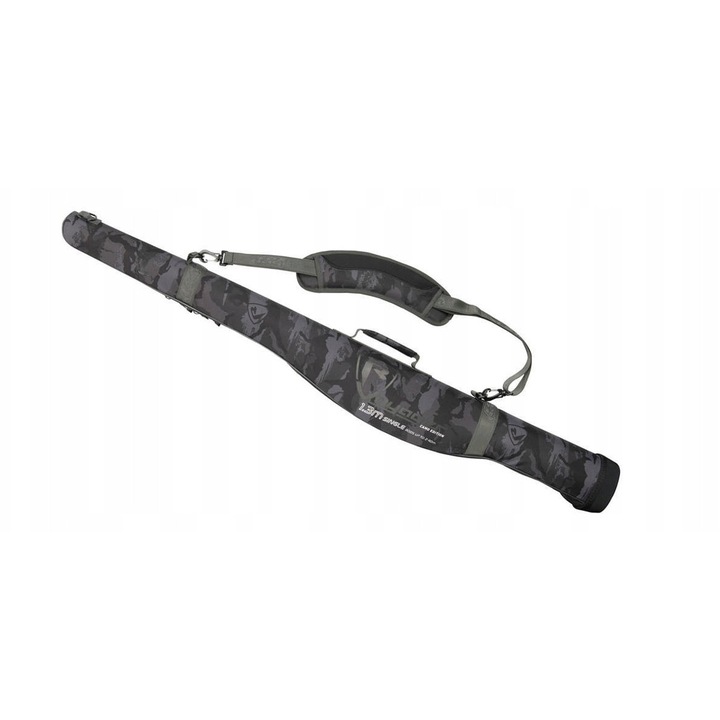 Husă rigida Fox Rage Voyager Camo 145cm, protecție maximă, fermoare rezistente, bretea umăr confortabilă