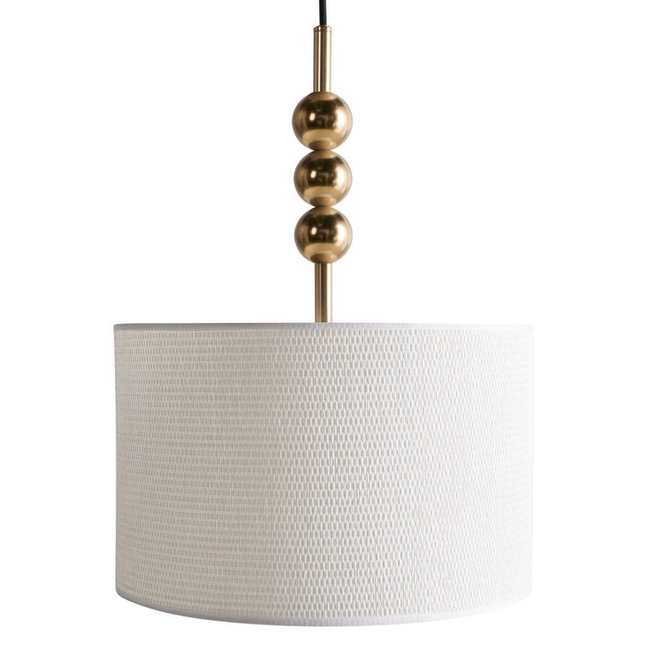 Lustra Beliani Loky Metal Alama, stil rustic modern, 35x35cm, inaltime 203cm