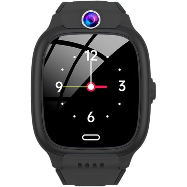 Детски смарт часовник с GPS, с GPS и функция телефон, видео разговор, SIM, снимка, възпроизвеждане на песни, настройки на будилник, гласов мониторинг, настройки за спешни повиквания S0S, син