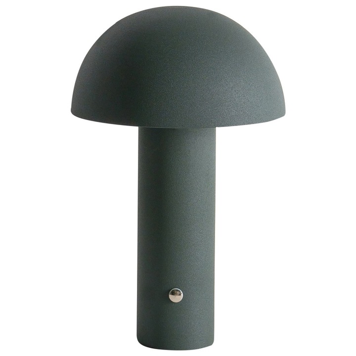 Vezeték nélküli LED asztali lámpa Bojo Dimmer funkcióval Fém Sötétzöld