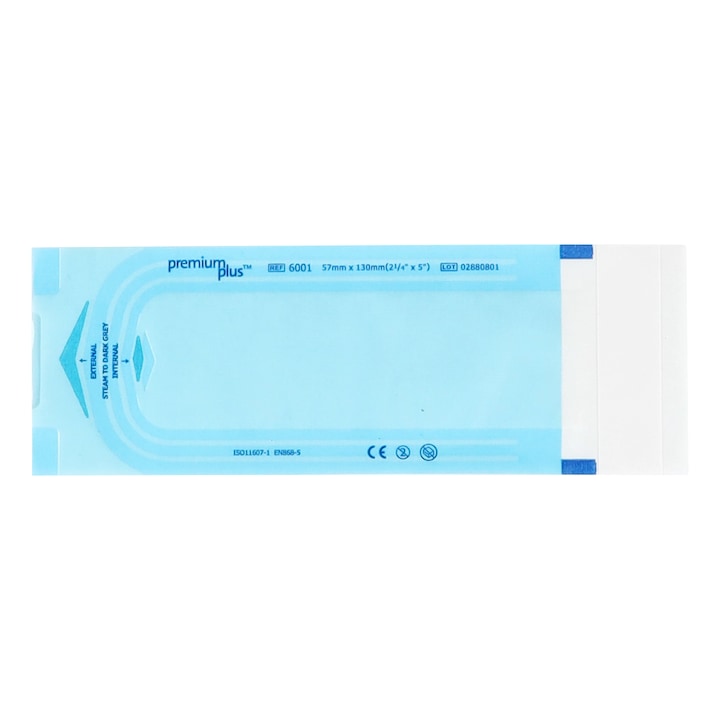 Pungi autosigilante sterilizare autoclav 90mm x 230 mm - 200 bucati