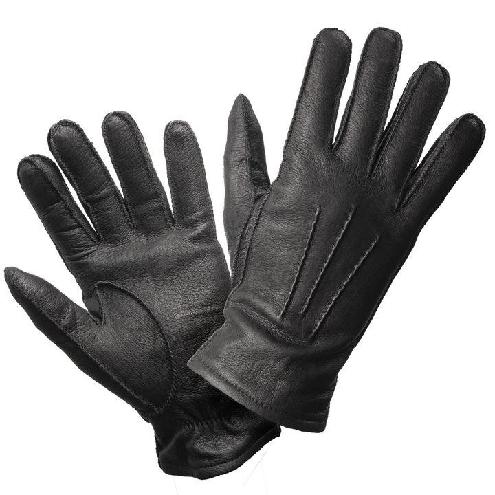 Manusa din piele naturala de porcina – Eleganta si confort pentru orice ocazie, negru, nr.0