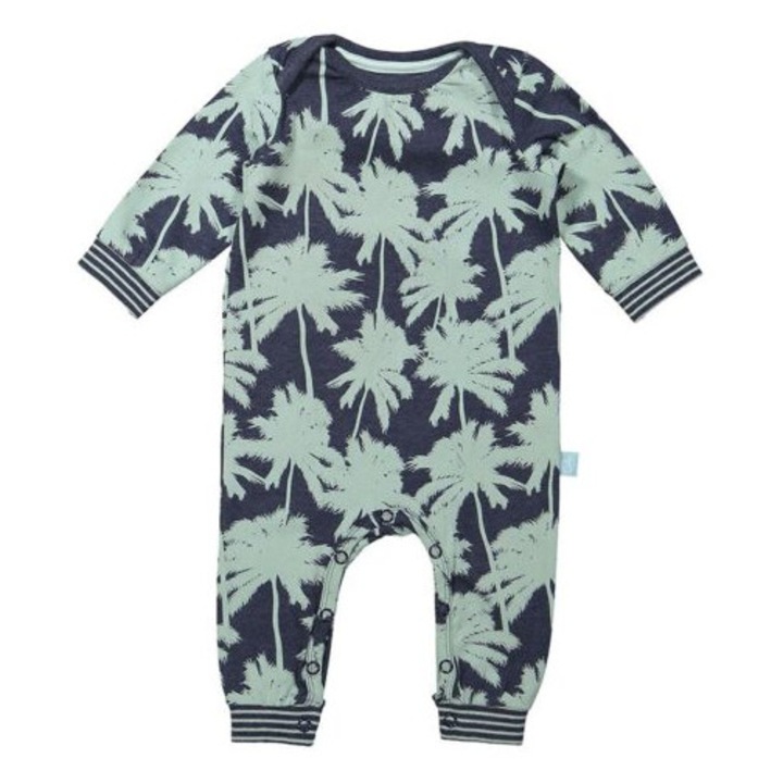 Salopeta bebe, Charlie Choe, cu imprimeu, Verde/Albastru