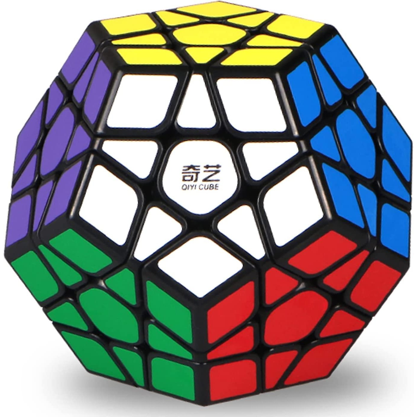 Megaminx-kub, 3x3x3, dodecaedru, material reciclabil, culori vii