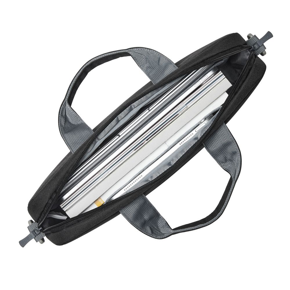 Geanta laptop RivaCase 7522 anti-furt 14", neagra, 370x270x60mm