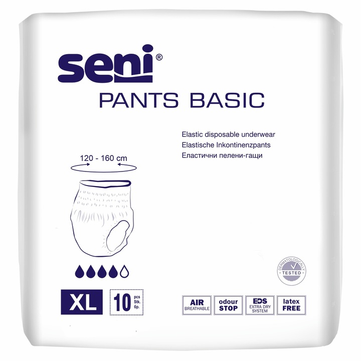 Seni Pants Basic inkontinencia nadrág 10 db XL