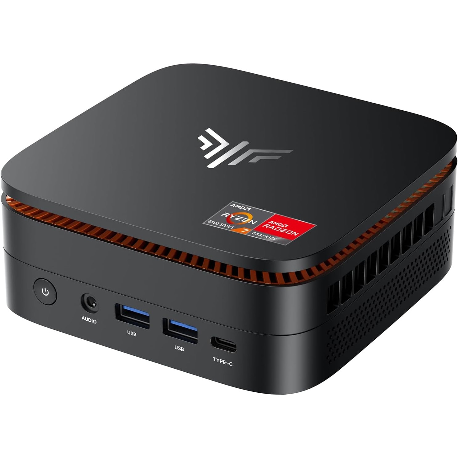 Mini PC NiPoGi AMD Ryzen 7 6800H, pana la 4.7 GHz, 32 GB DDR5 RAM+
