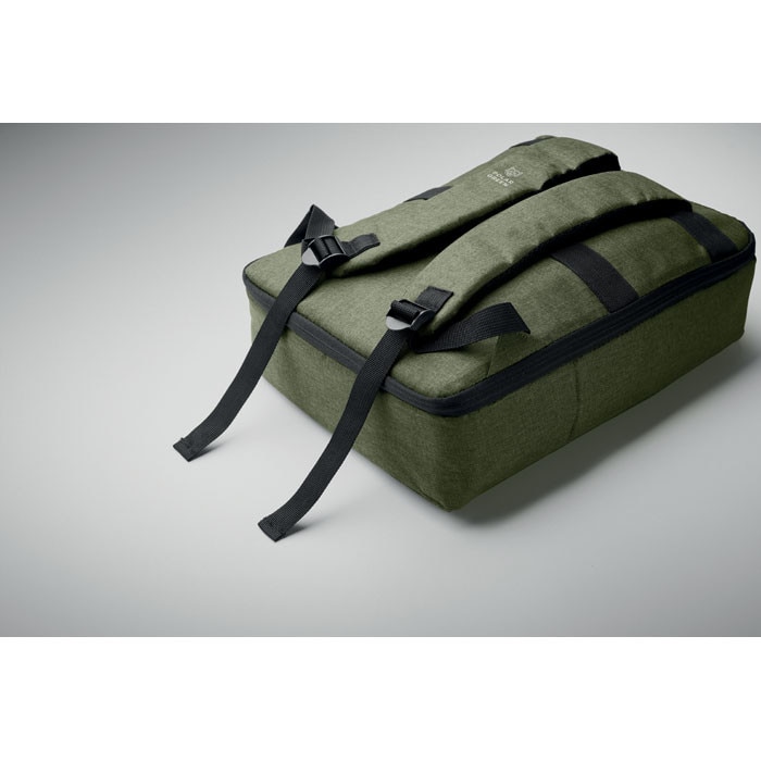 Rucsac laptop 15 inch STYLUX LAUGAR, deschidere 180, material reciclat, 41x29x11cm