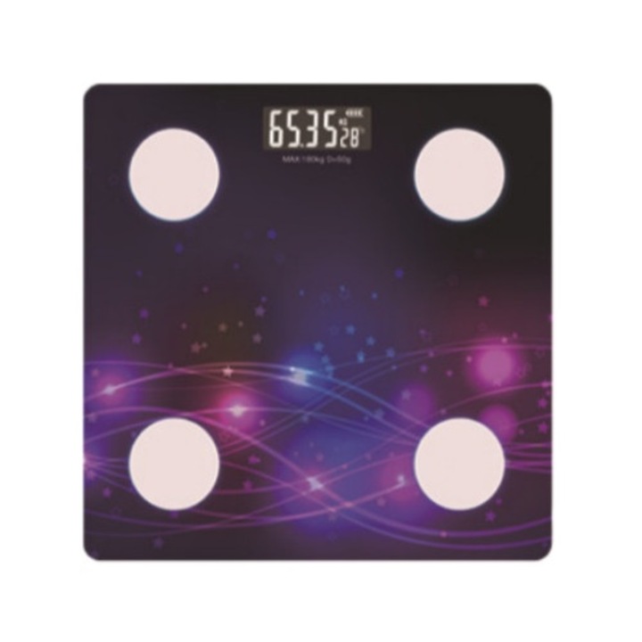 Кантар за прецизно претегляне, черен, противоплъзгащ дизайн KJOZ-SCA.014-T2