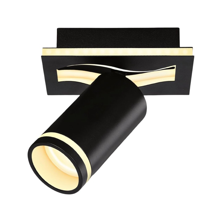 LED mennyezeti lámpa GU10 7W+6W 3000K fehér színű, szabályozható, mennyezeti vagy fali rögzítés