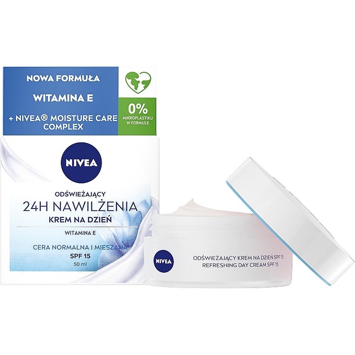 Nivea arckrém, hidratáló, E-vitaminnal, SPF 15, 50 ml