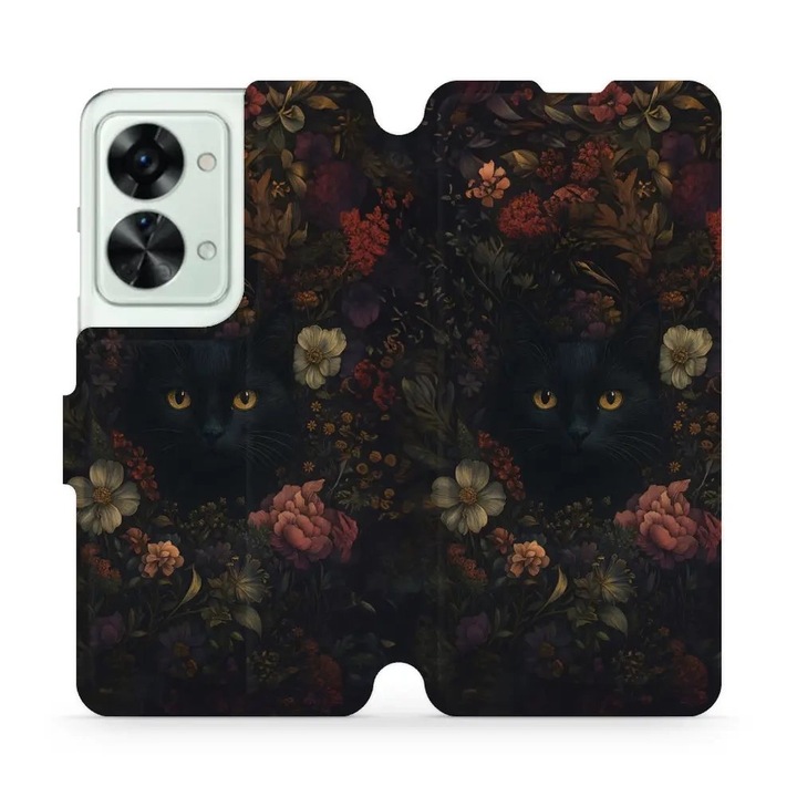 Калъф флип Mobiwear за OnePlus Nord 2T 5G, елегантен дизайн, устойчив на удари и надраскване, многоцветен