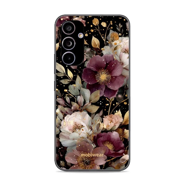 Husa telefon, Mobiwear, compatibila cu Samsung Galaxy A54 5G, design floral, multicolor
