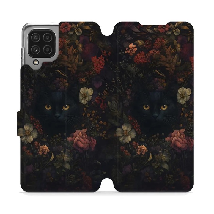 Husa flip Mobiwear pentru Samsung Galaxy M32 4G, design elegant, rezistent la socuri si zgarieturi, multicolor