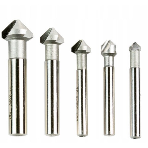 Set freze conice HSS 5 bucăți 6.3x16.5mm, cutie lemn - eMAG.ro