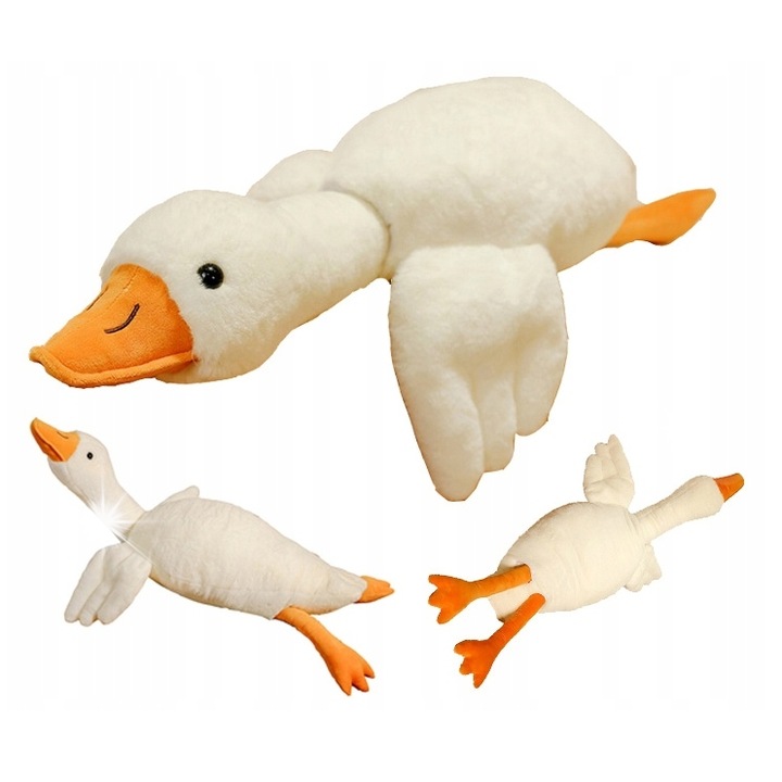 Плюшена играчка, Bestomi, гъска, 110 см, движеща се
