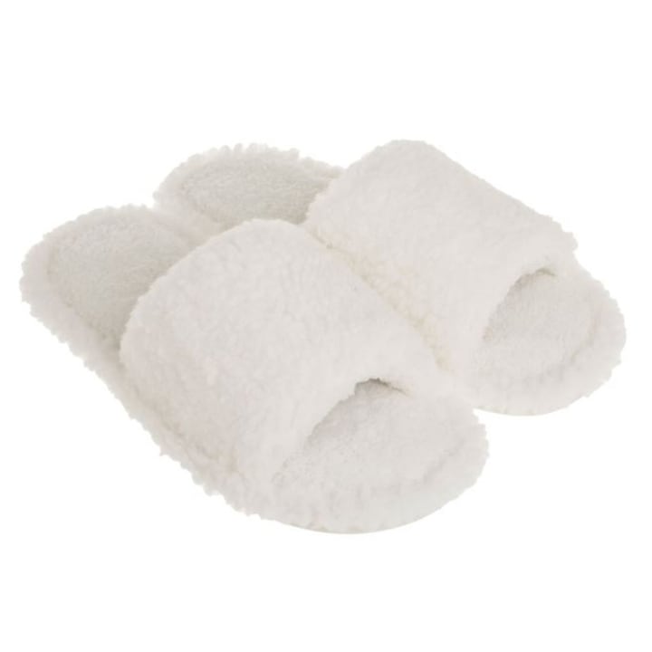 Papuci de dama, ecru, Ecru, 37-38