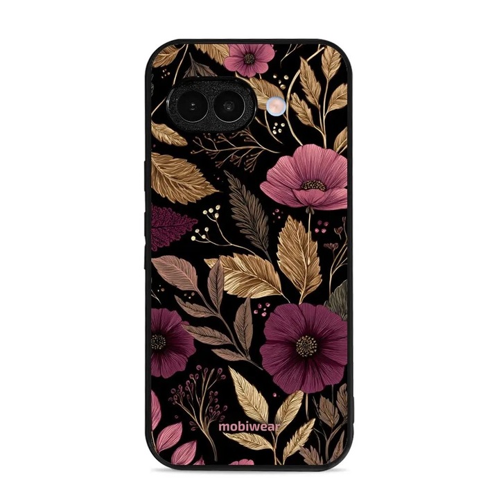 Husa telefon Mobiwear Glossy, Google Pixel 9A, fialova, rezistenta la socuri si zgarieturi, set 1x husa