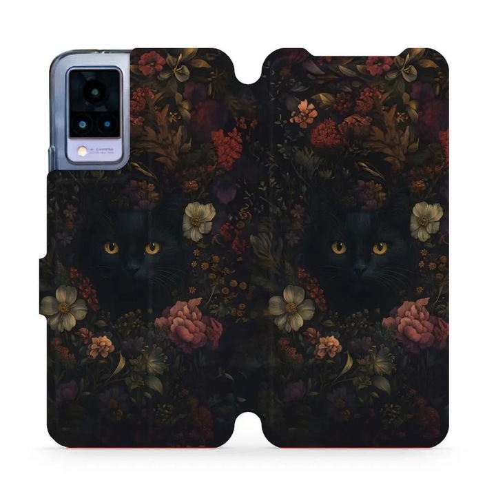 Калъф флип Mobiwear за Vivo V21 5G, елегантен дизайн, устойчив на удари и надрасквания, многоцветен