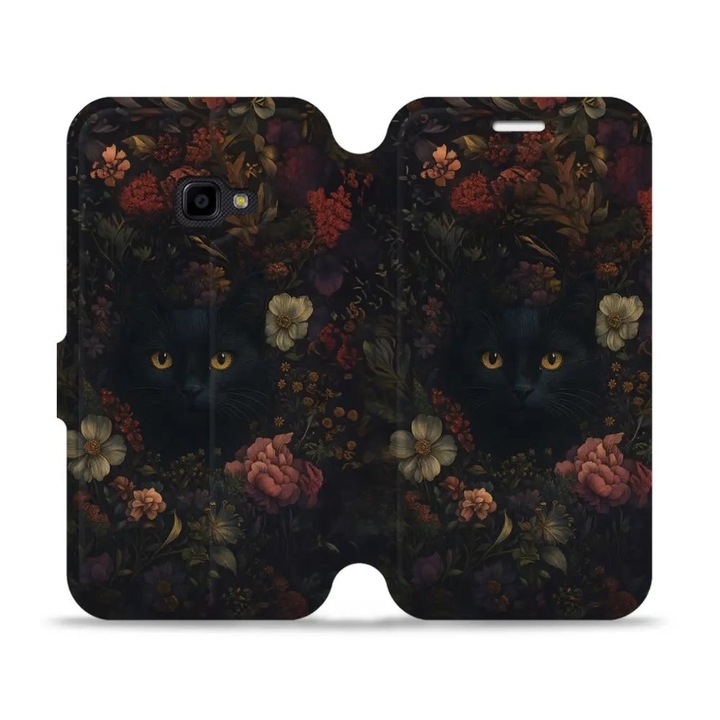 Husa flip Mobiwear pentru Samsung Galaxy Xcover 4 / 4s, design pisici, rezistenta la socuri si zgarieturi, multicolor