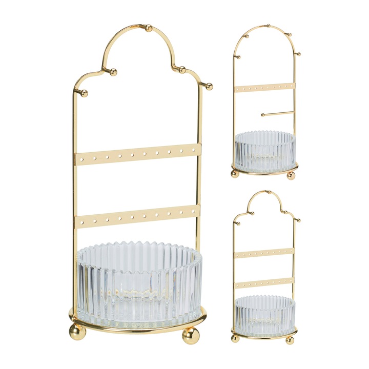 Suport bijuterii Koopman auriu H25 cm