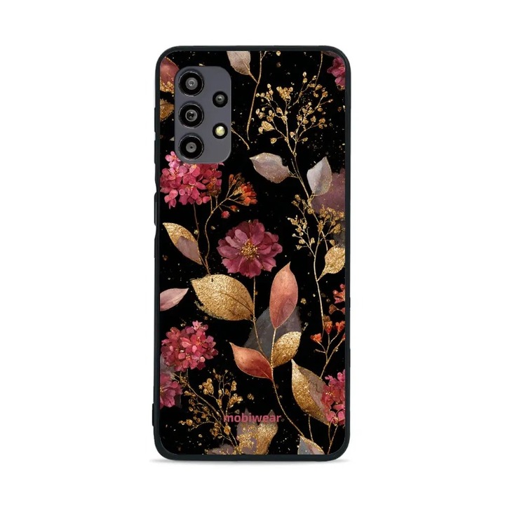 Husa telefon, Mobiwear, compatibila cu Samsung Galaxy A32 5G, design floral, multicolor