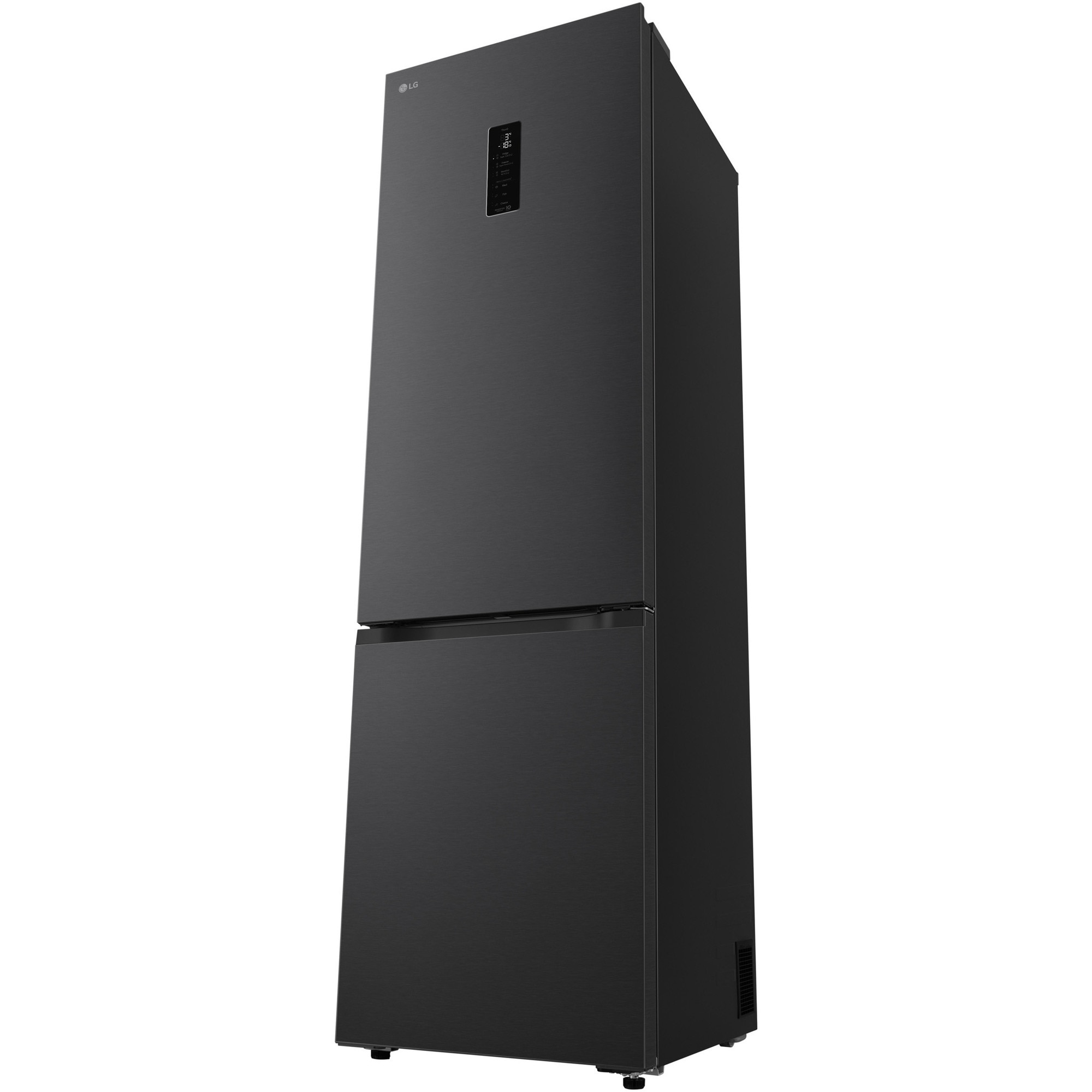 Combina Frigorifica LG, GBB525, No Frost, 375 L, Display extern, Wi-Fi, Compresor Smart Inverter, Fresh Converter+, Negru, cls C