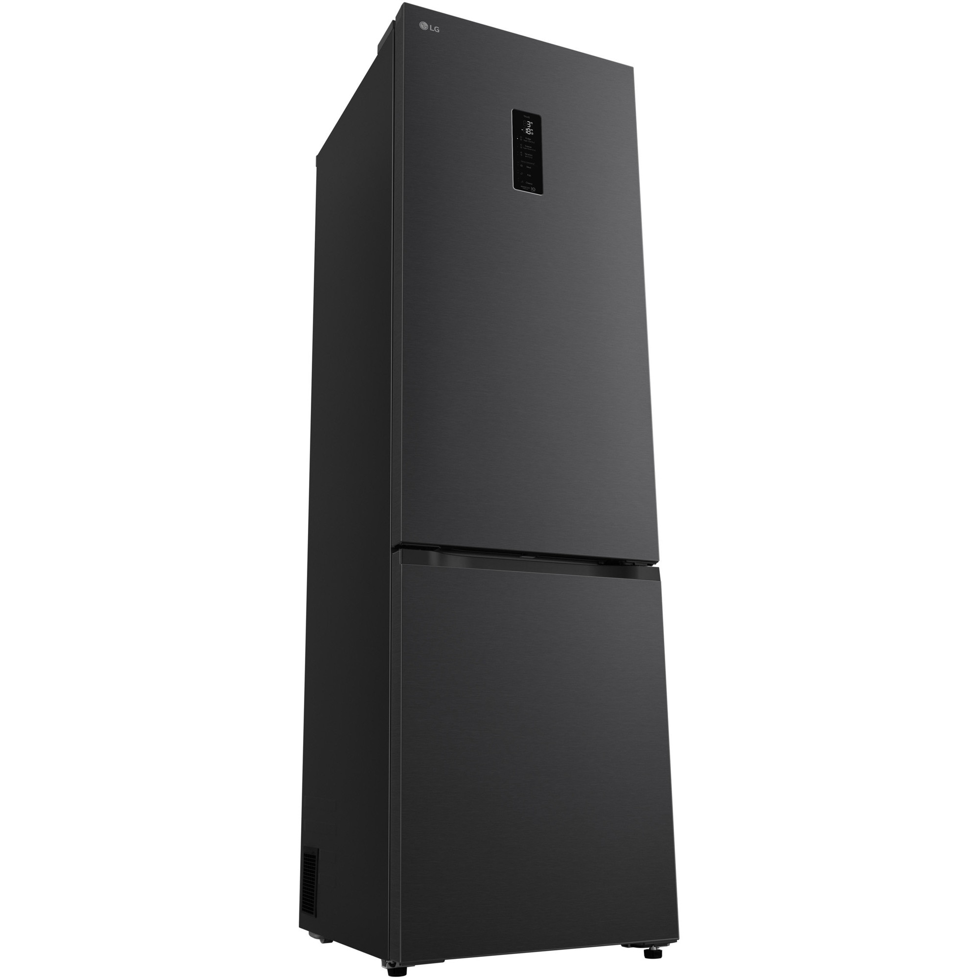 Combina Frigorifica LG, GBB525, No Frost, 375 L, Display extern, Wi-Fi, Compresor Smart Inverter, Fresh Converter+, Negru, cls C