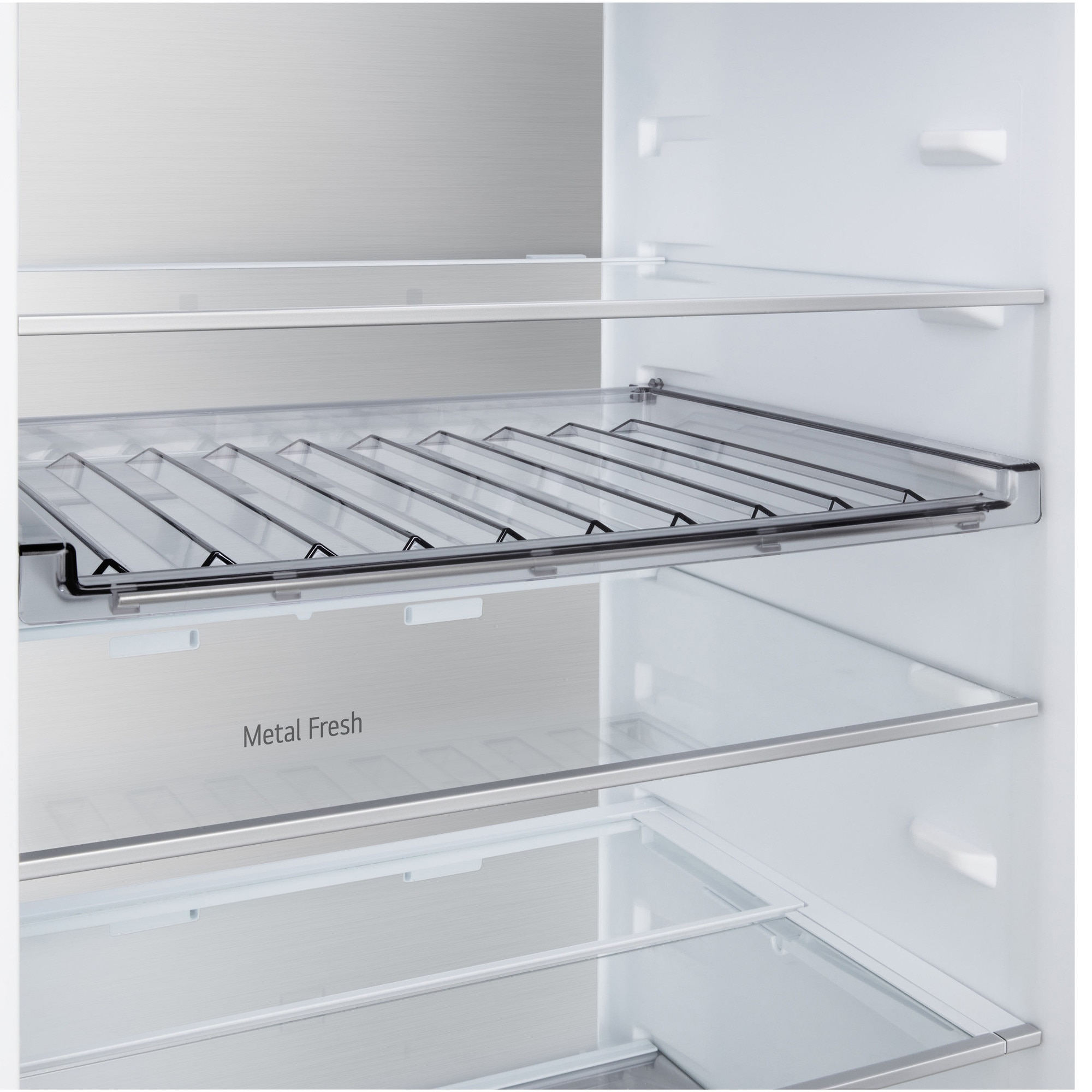 Combina Frigorifica LG,GBB525CPY, No Frost, 375 L, Wi-Fi, Compresor Smart Inverter, Display extern, Fresh Converter+ Argintiu, Cls C