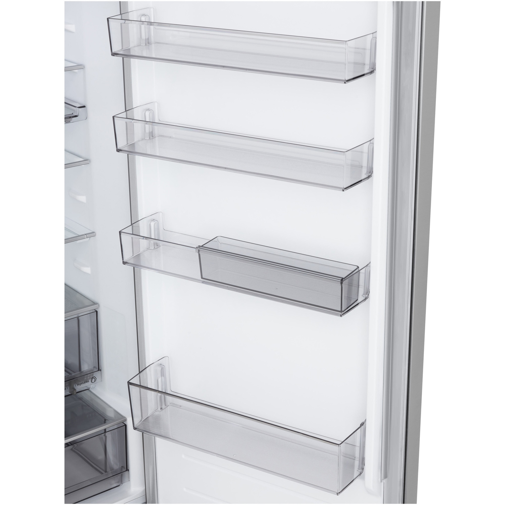 Combina Frigorifica LG,GBB525CPY, No Frost, 375 L, Wi-Fi, Compresor Smart Inverter, Display extern, Fresh Converter+ Argintiu, Cls C