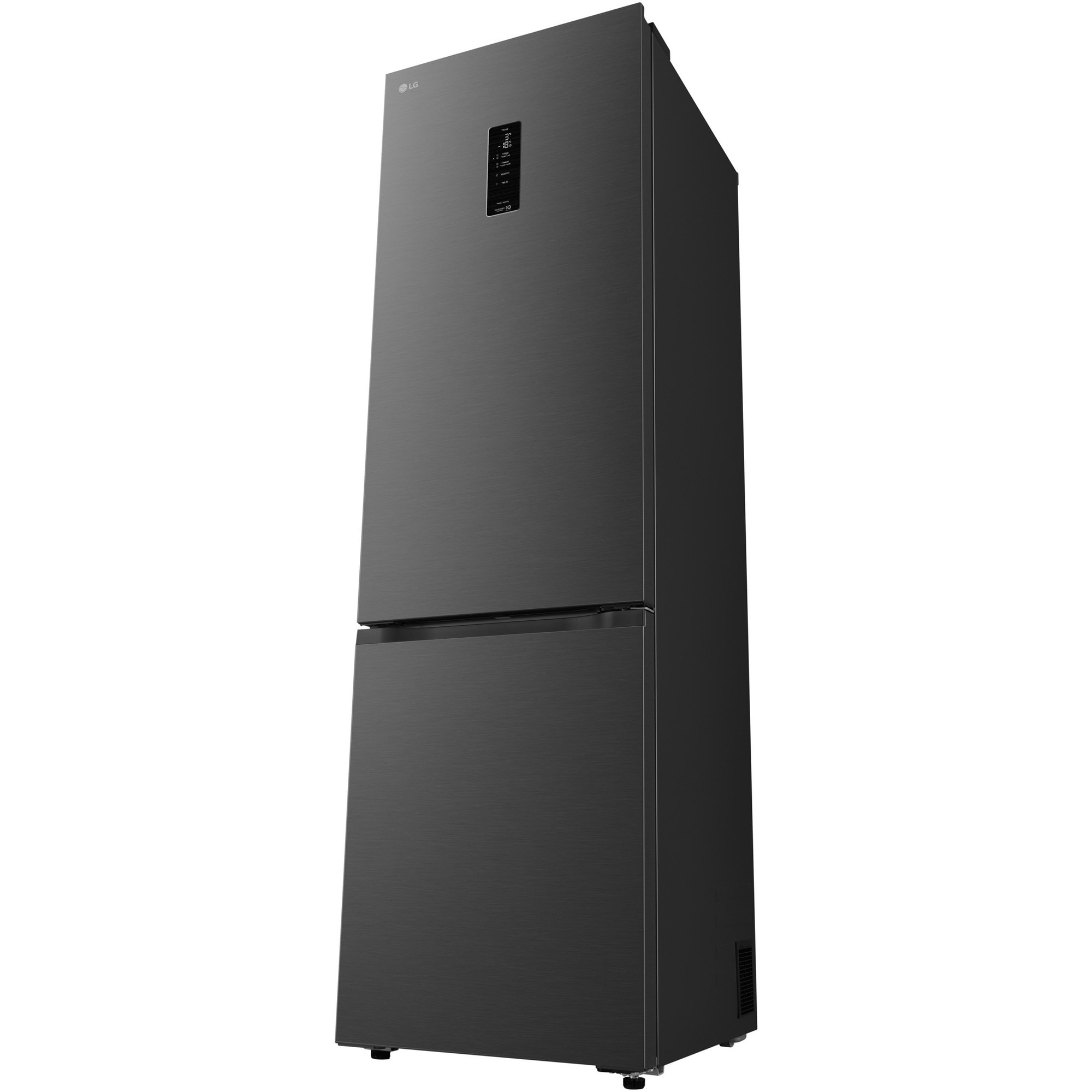Combina Frigorifica LG, GBBSJ21DEP, No Frost, 375 L, Compresor Smart Inverter, Wi-Fi, DoorCooling, Negru, cls D
