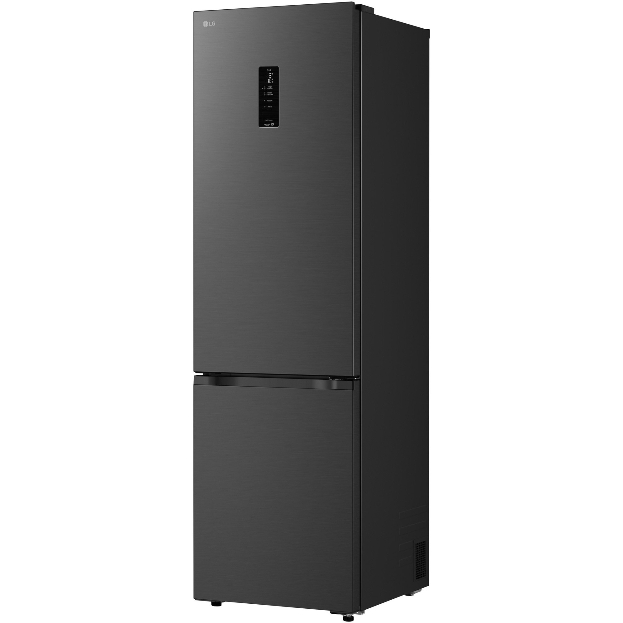 Combina Frigorifica LG, GBBSJ21DEP, No Frost, 375 L, Compresor Smart Inverter, Wi-Fi, DoorCooling, Negru, cls D